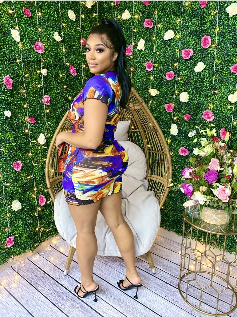 Maybe I Will Mesh Dress - Love Me Galore Boutique