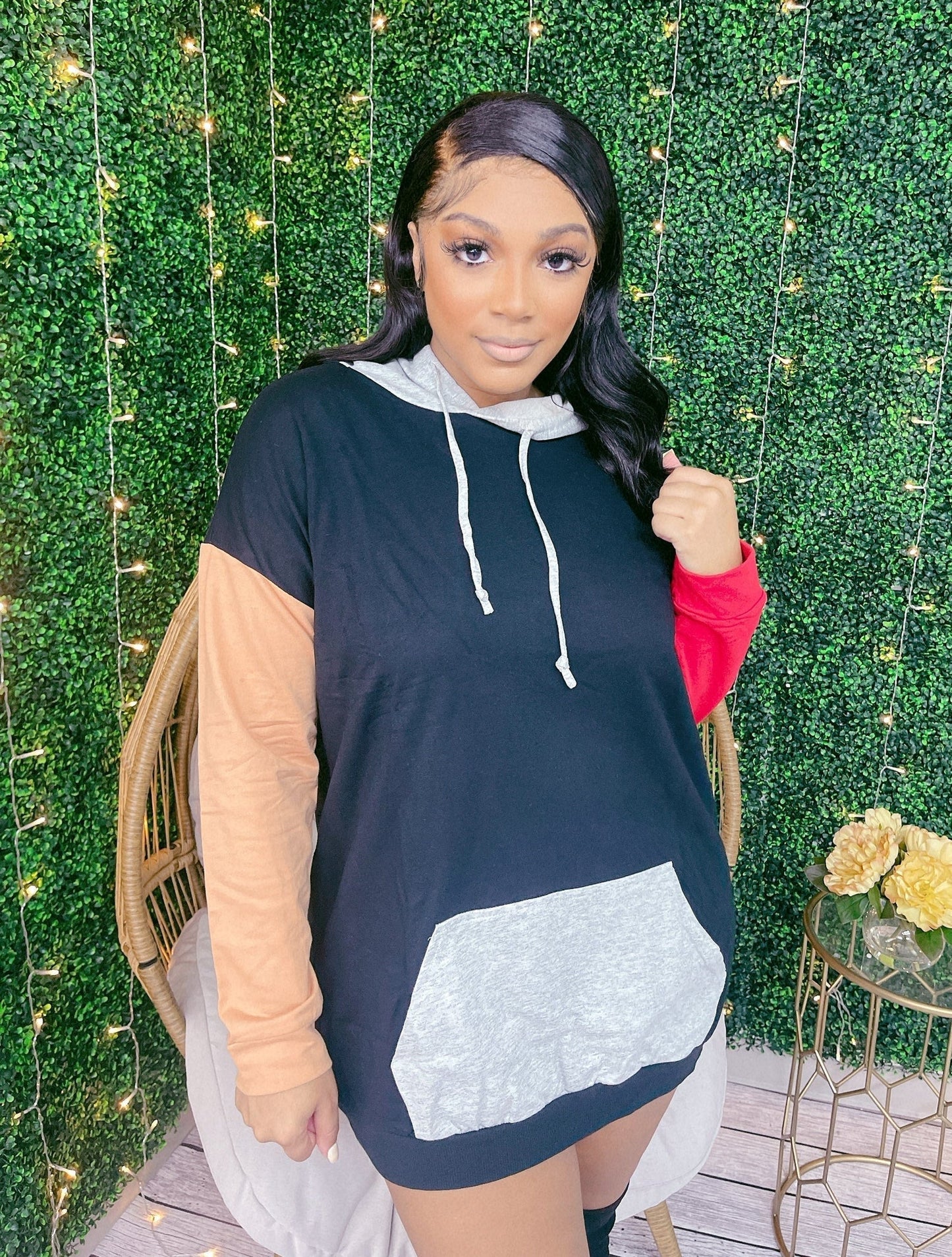 Fly Girl Hooded Dress - Love Me Galore Boutique