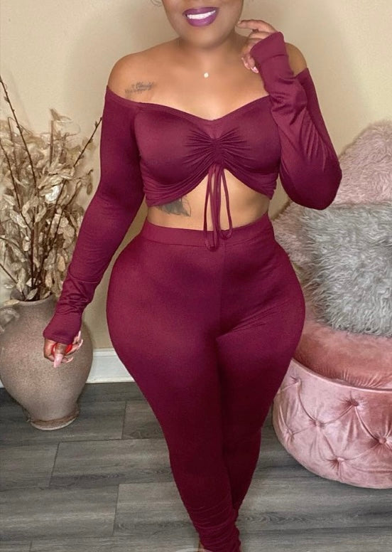 Red Lala Plus Size Leggings