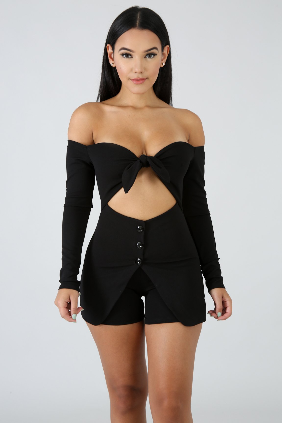 Say My Name Romper - Love Me Galore Boutique